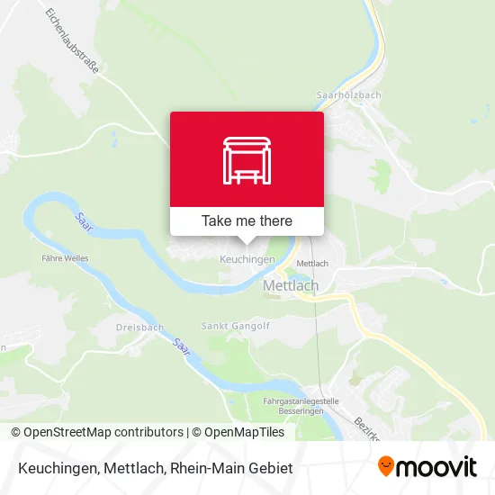 Карта Keuchingen, Mettlach