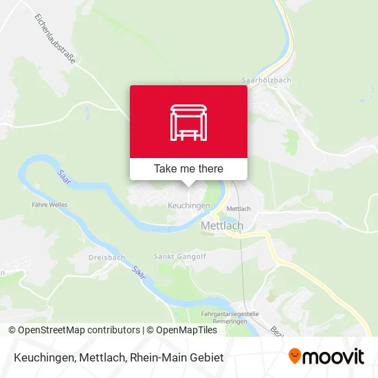 Карта Keuchingen, Mettlach