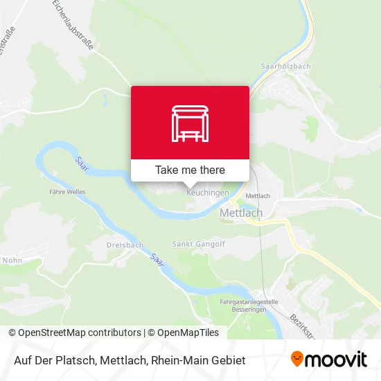 Карта Auf Der Platsch, Mettlach
