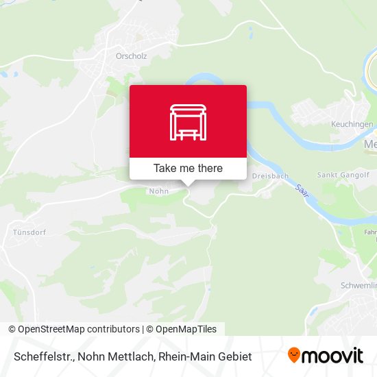 Scheffelstr., Nohn Mettlach map