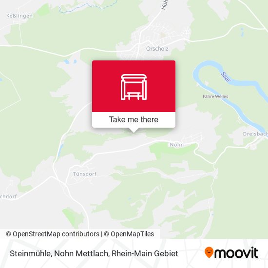 Steinmühle, Nohn Mettlach map