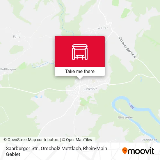 Карта Saarburger Str., Orscholz Mettlach