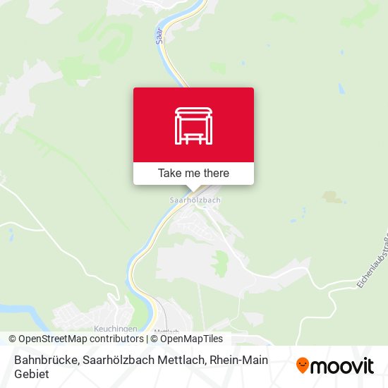 Bahnbrücke, Saarhölzbach Mettlach map