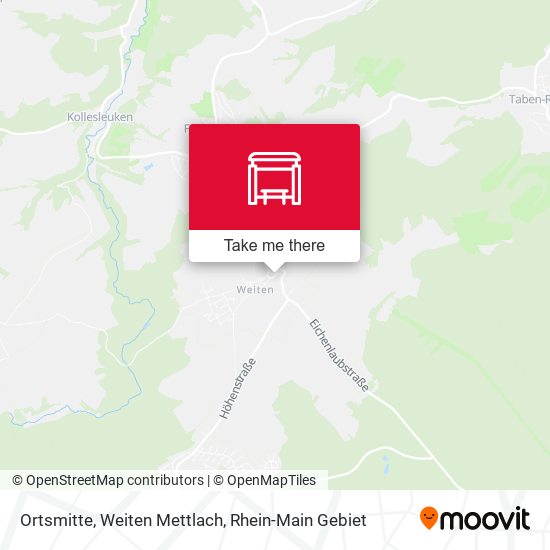 Карта Ortsmitte, Weiten Mettlach
