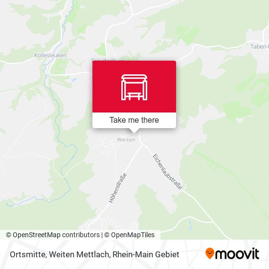 Ortsmitte, Weiten Mettlach map
