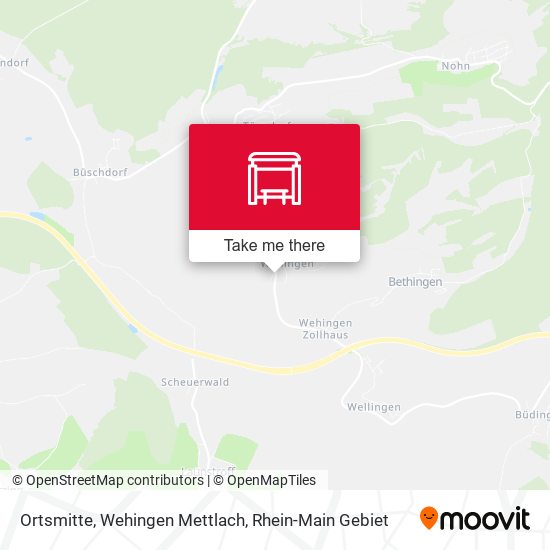 Ortsmitte, Wehingen Mettlach map