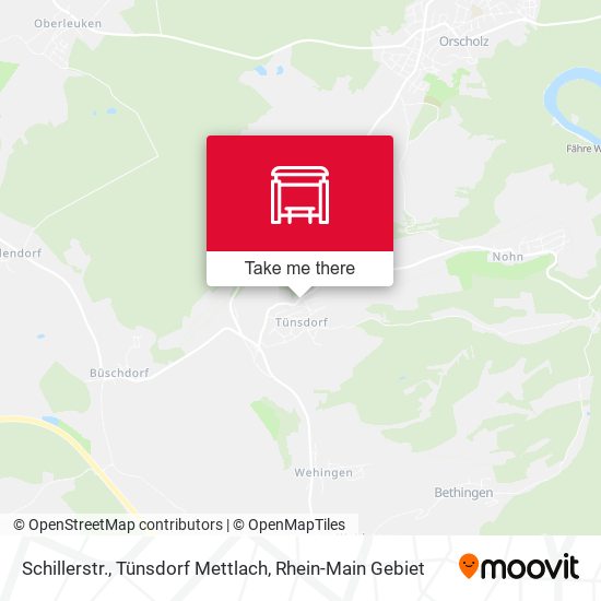 Schillerstr., Tünsdorf Mettlach map