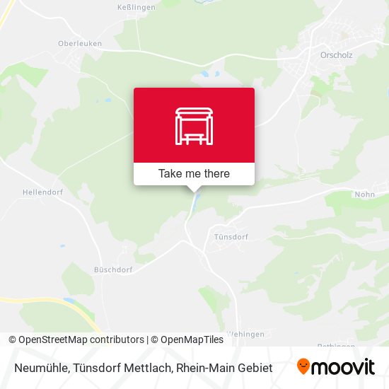 Neumühle, Tünsdorf Mettlach map