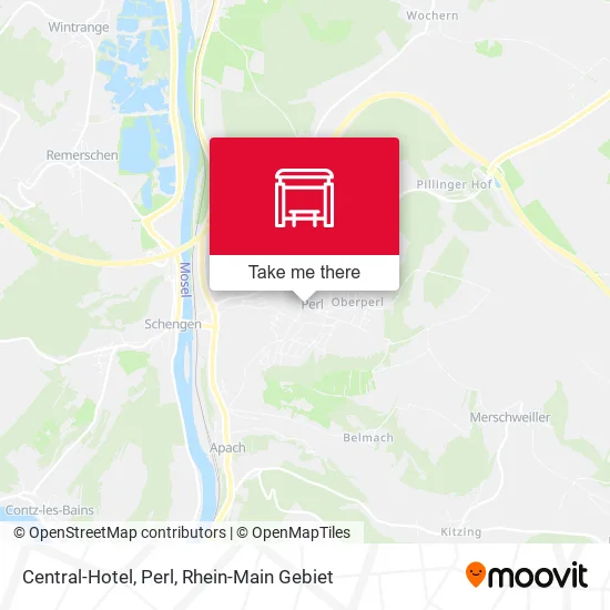Карта Central-Hotel, Perl