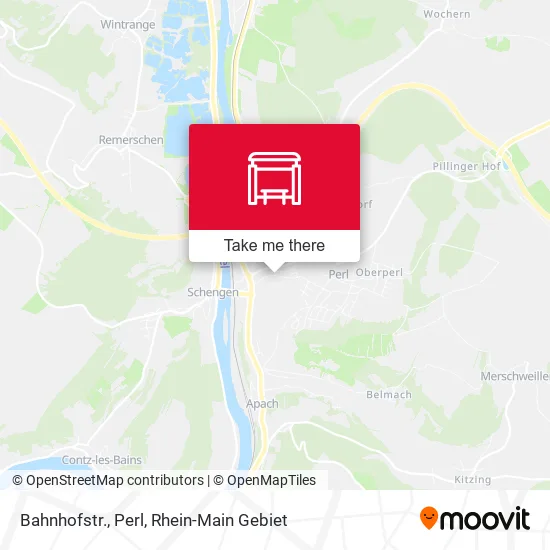 Bahnhofstr., Perl map