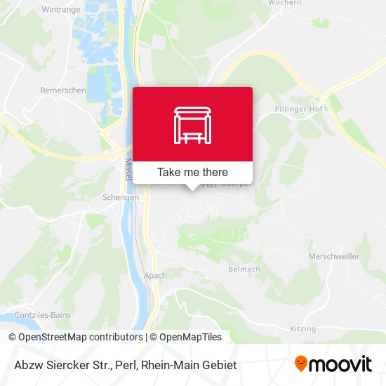 Карта Abzw Siercker Str., Perl