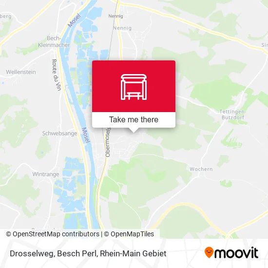Карта Drosselweg, Besch Perl
