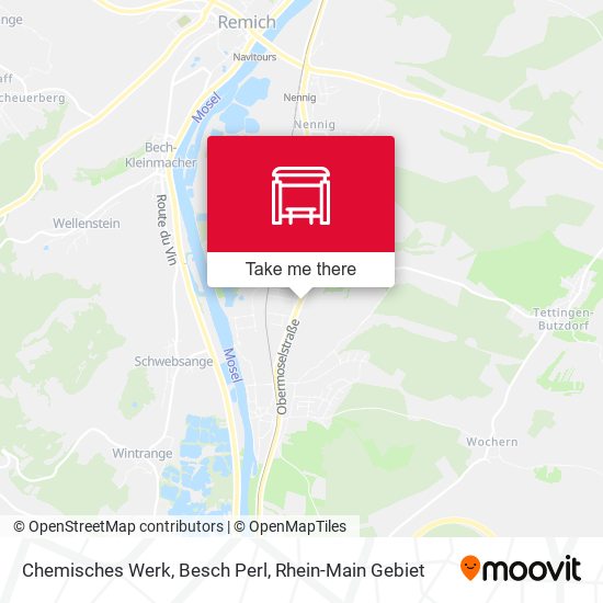 Карта Chemisches Werk, Besch Perl
