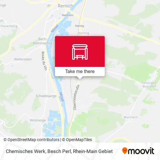 Карта Chemisches Werk, Besch Perl