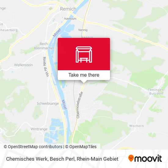 Карта Chemisches Werk, Besch Perl