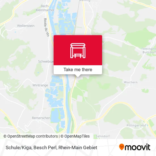 Карта Schule/Kiga, Besch Perl