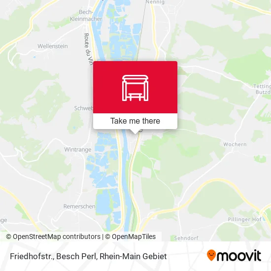 Friedhofstr., Besch Perl map