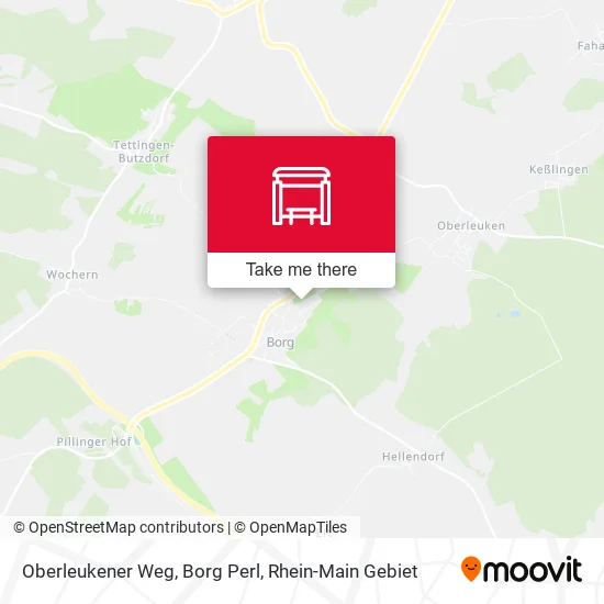 Oberleukener Weg, Borg Perl map