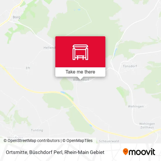 Карта Ortsmitte, Büschdorf Perl