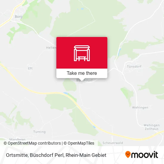 Ortsmitte, Büschdorf Perl map