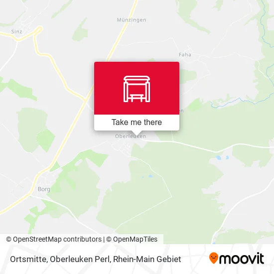 Карта Ortsmitte, Oberleuken Perl