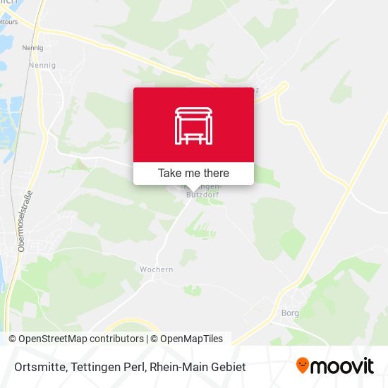 Ortsmitte, Tettingen Perl map