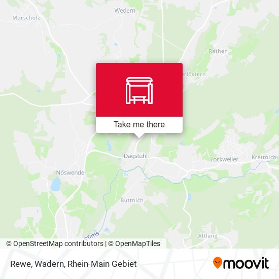 Rewe, Wadern map