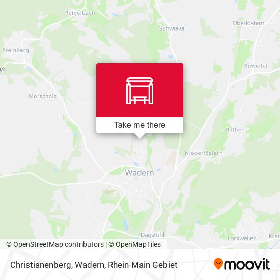 Christianenberg, Wadern map
