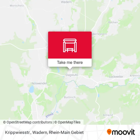 Карта Krippwiesstr., Wadern