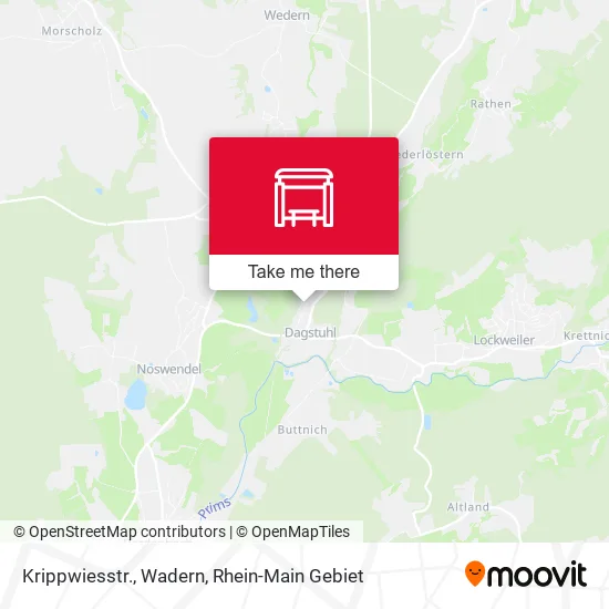 Карта Krippwiesstr., Wadern