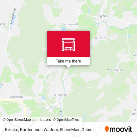 Brücke, Bardenbach Wadern map