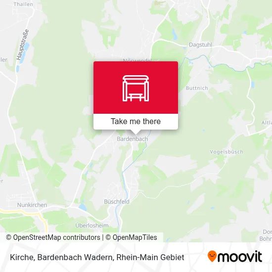 Kirche, Bardenbach Wadern map