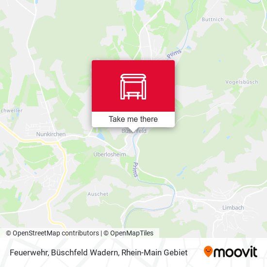 Feuerwehr, Büschfeld Wadern map