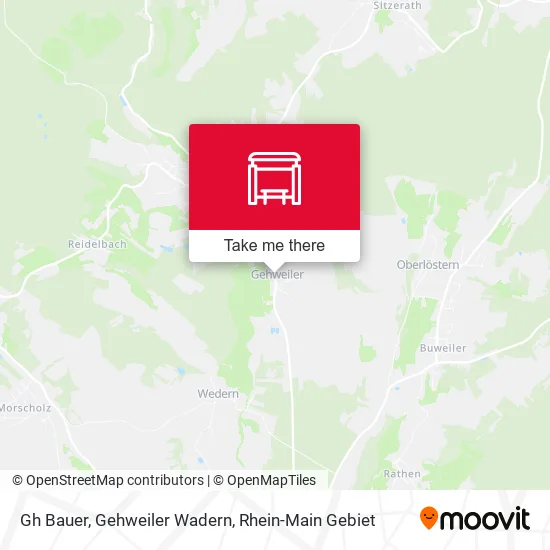 Карта Gh Bauer, Gehweiler Wadern