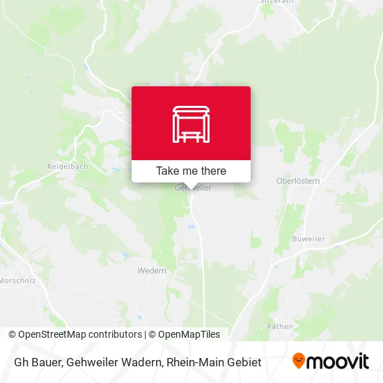 Карта Gh Bauer, Gehweiler Wadern