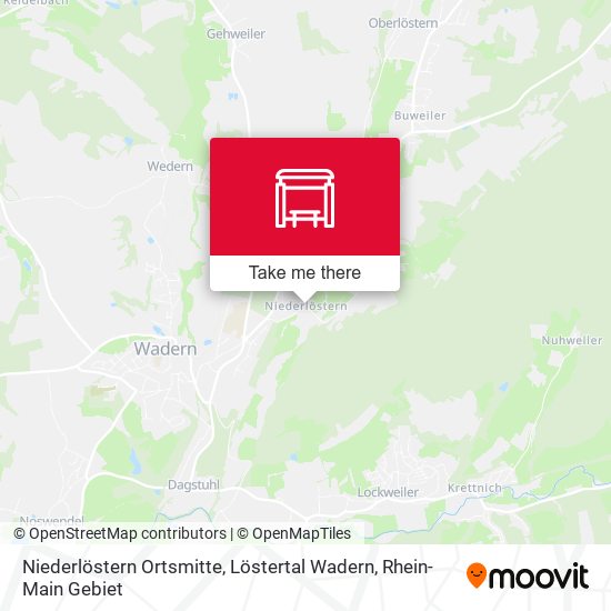 Niederlöstern Ortsmitte, Löstertal Wadern map