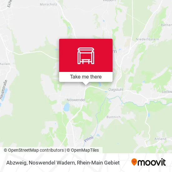 Карта Abzweig, Noswendel Wadern