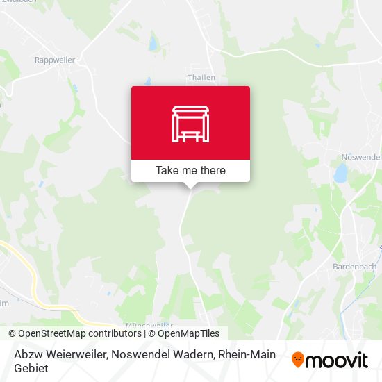 Abzw Weierweiler, Noswendel Wadern map