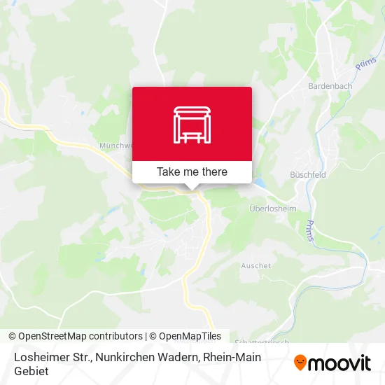 Карта Losheimer Str., Nunkirchen Wadern