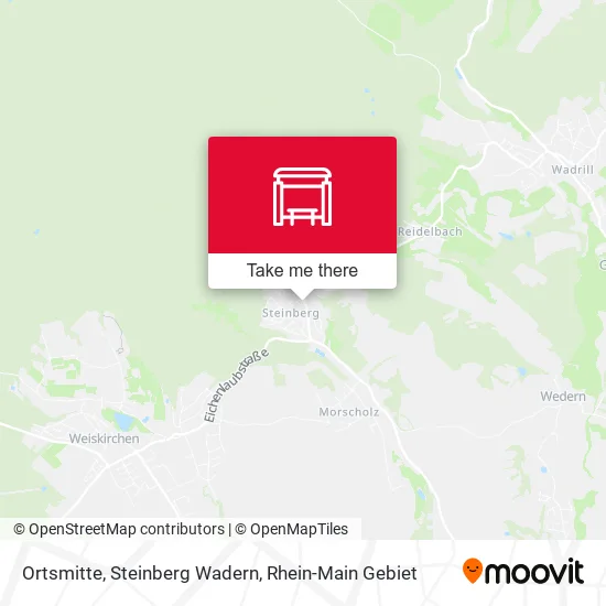 Карта Ortsmitte, Steinberg Wadern