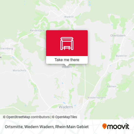 Ortsmitte, Wedern Wadern map