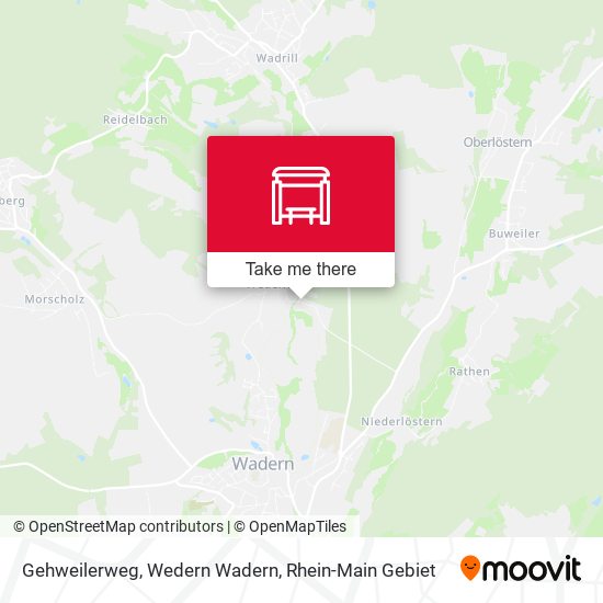 Gehweilerweg, Wedern Wadern map