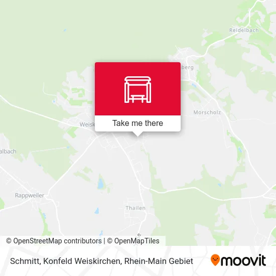 Карта Schmitt, Konfeld Weiskirchen