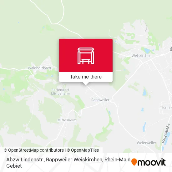 Карта Abzw Lindenstr., Rappweiler Weiskirchen