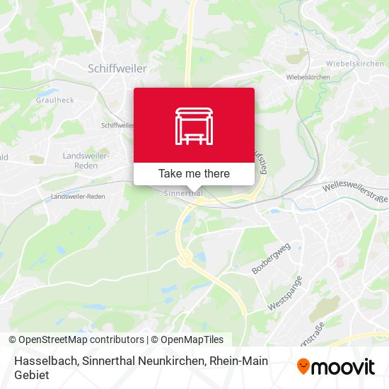 Hasselbach, Sinnerthal Neunkirchen map
