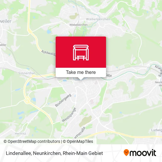 Карта Lindenallee, Neunkirchen