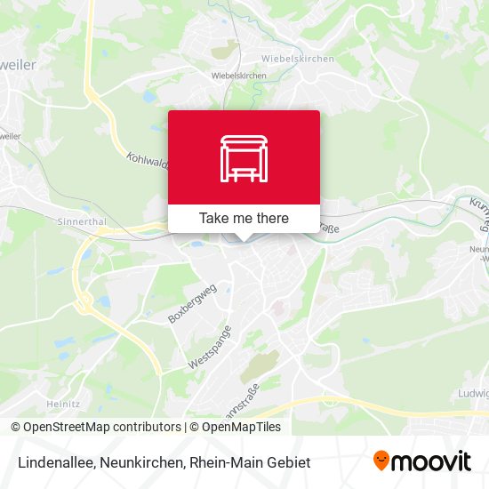 Lindenallee, Neunkirchen map