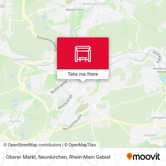 Карта Oberer Markt, Neunkirchen