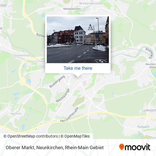 Oberer Markt, Neunkirchen map