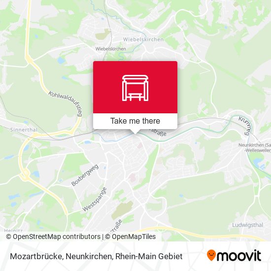 Mozartbrücke, Neunkirchen map